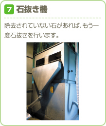 石抜き機